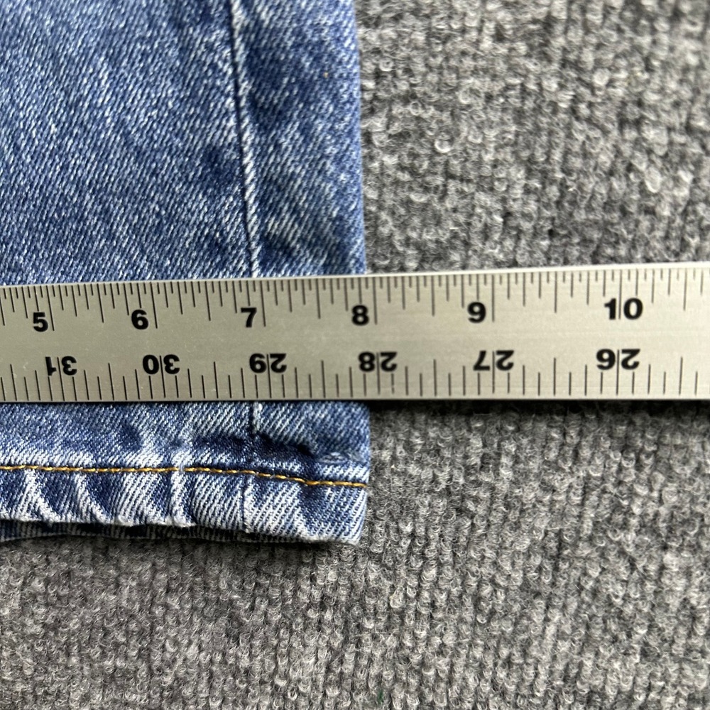 Levi's Jeans Mens Size 34x29 Blue 501 Original Fit Straight Leg Distressed Denim - Picture 2 of 8